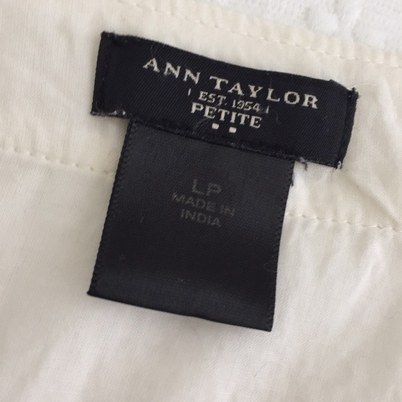 Ann Taylor Off-white Sheer Tunic - Picture 4 of 6